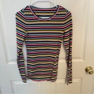J. Crew Perfect Fit Long-Sleeve Striped Tee